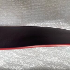 Red Brown Leather Belt 36W 1.5”